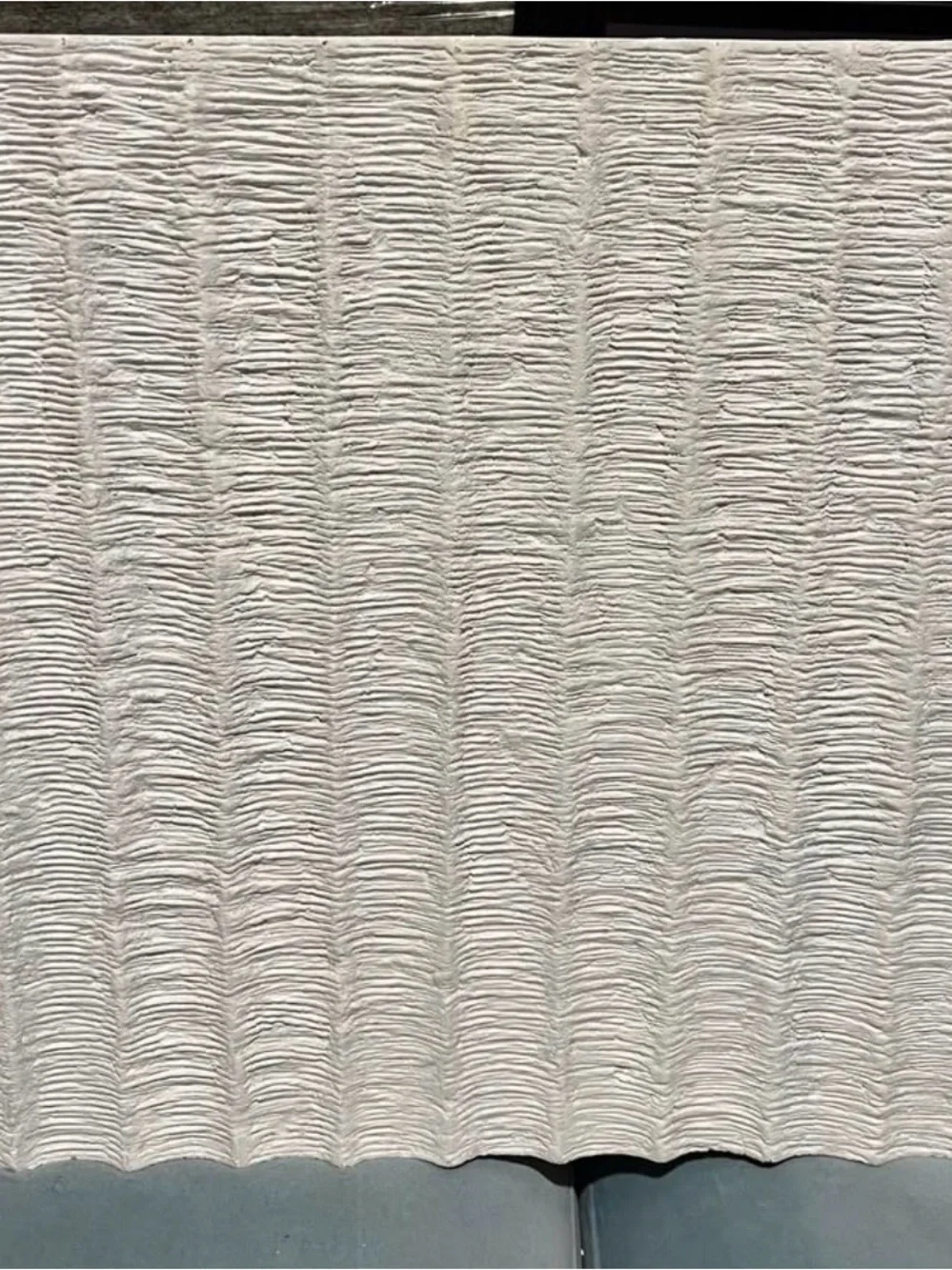 White volcanic Stone Wall Art (2 panels) crate & barrel